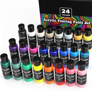 Acrylic Pouring Paint 24 Color Set