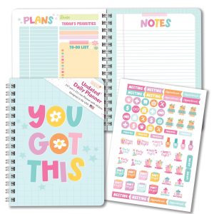 Daily Planner | Undated | Calendars & Planners - Teal